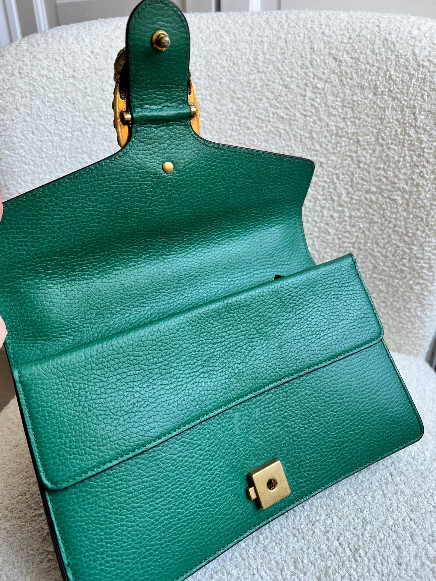 Gucci Dionysus GG Green Small Shoulder Bag (RRP £2,670)