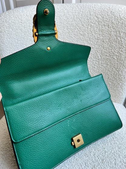 Gucci Dionysus GG Green Small Shoulder Bag (RRP £2,670)