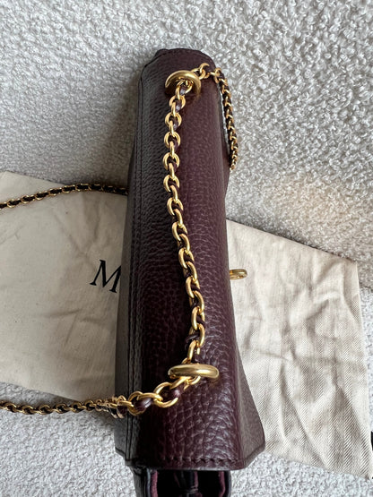 Mulberry Oxblood Regular Lily with Gold Hardware (RRP £995)