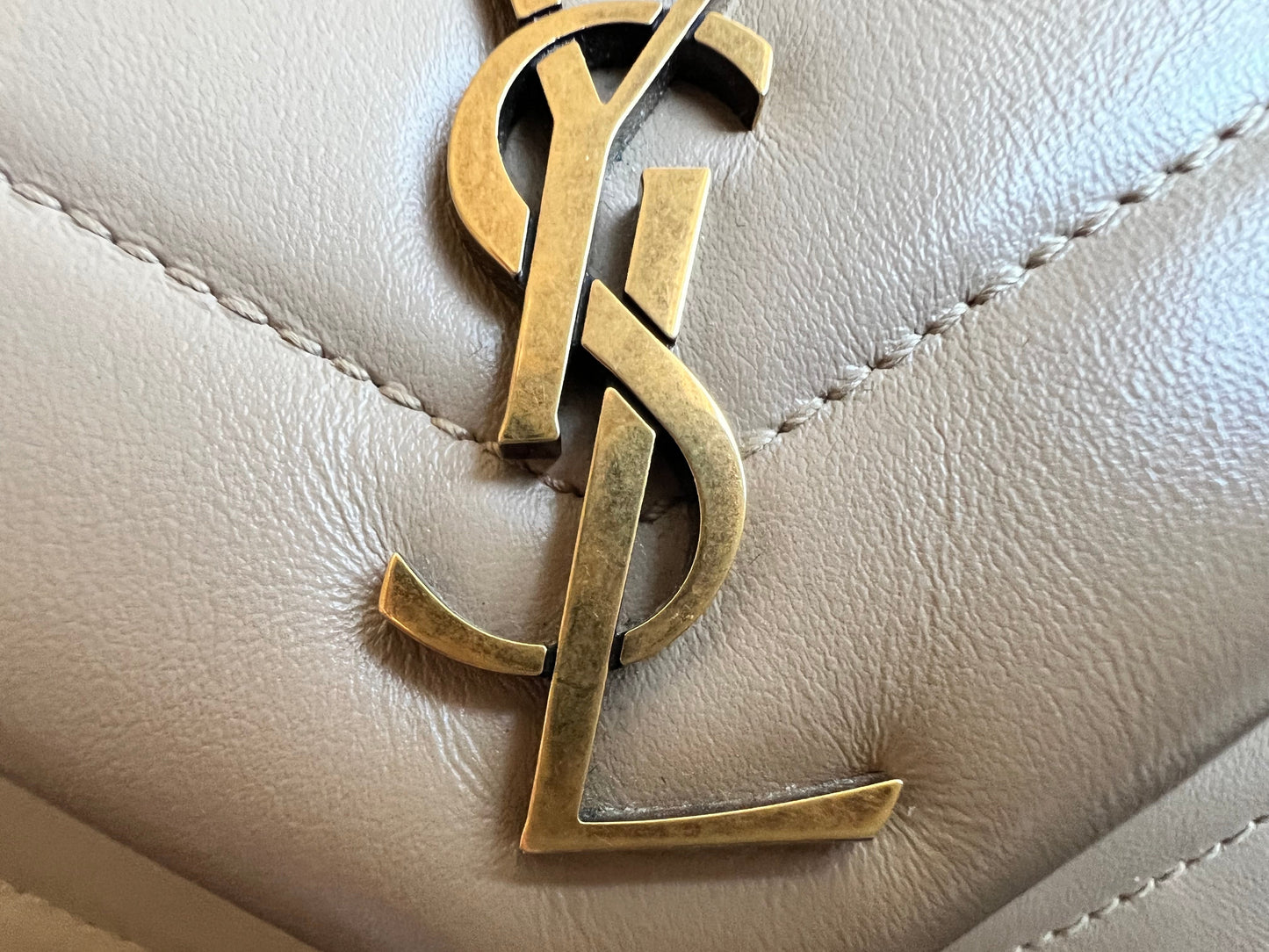 Yves Saint Laurent (YSL) Dark Beige Toy Lou Lou (RRP £1,350)