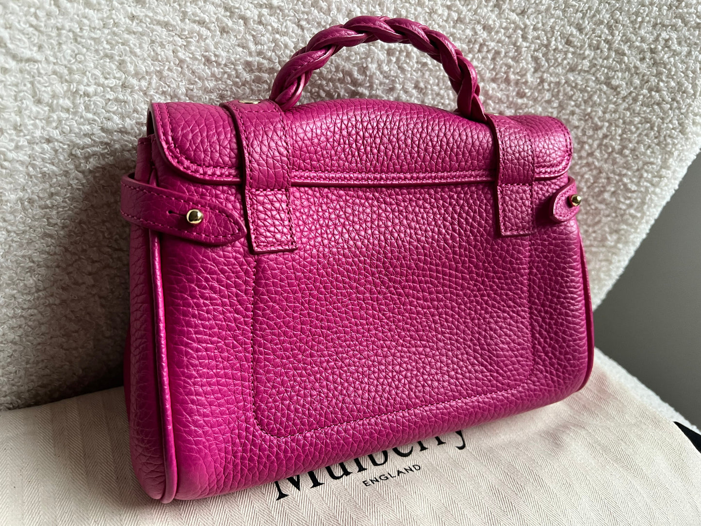 Mulberry Pink Mini Alexa (RRP £995)
