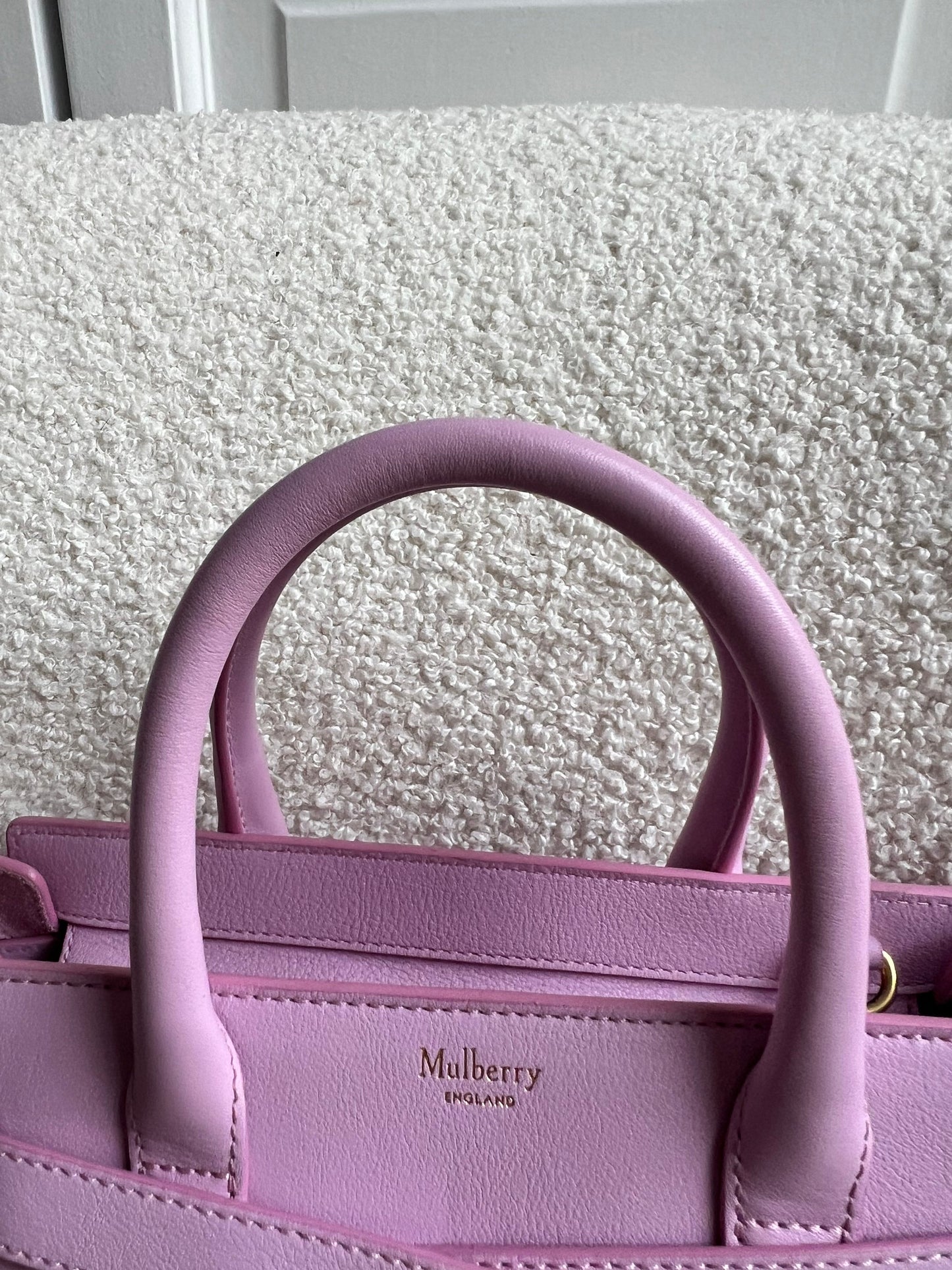 Mulberry Lilac Mini Zipped Bayswater (RRP £1095)