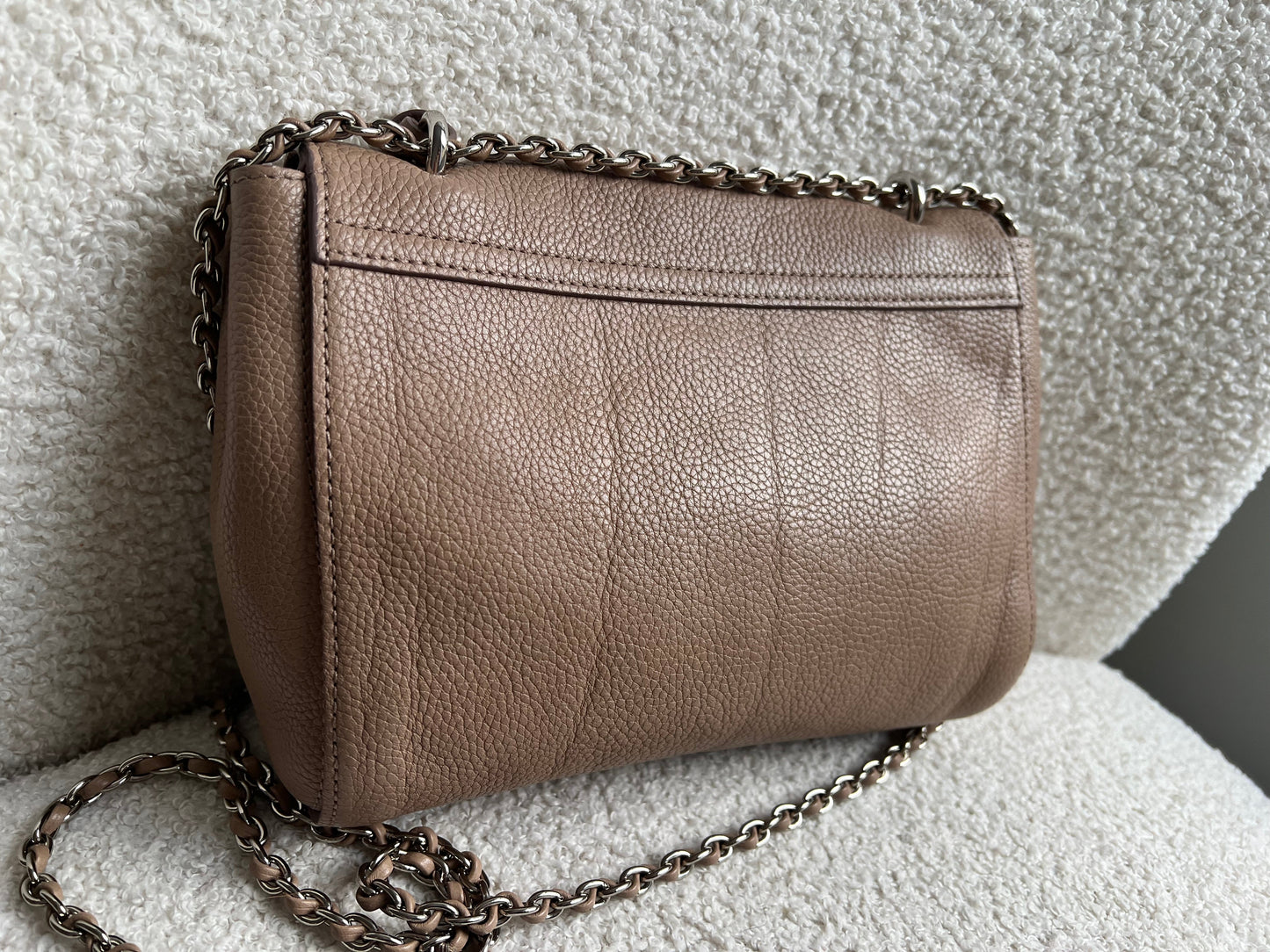 Mulberry Mushroom Grey Regular Lily with Silver Hardware (RRP £995)