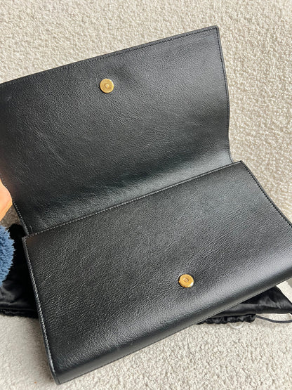 Yves Saint Laurent (YSL) Black Belle de Jour Clutch