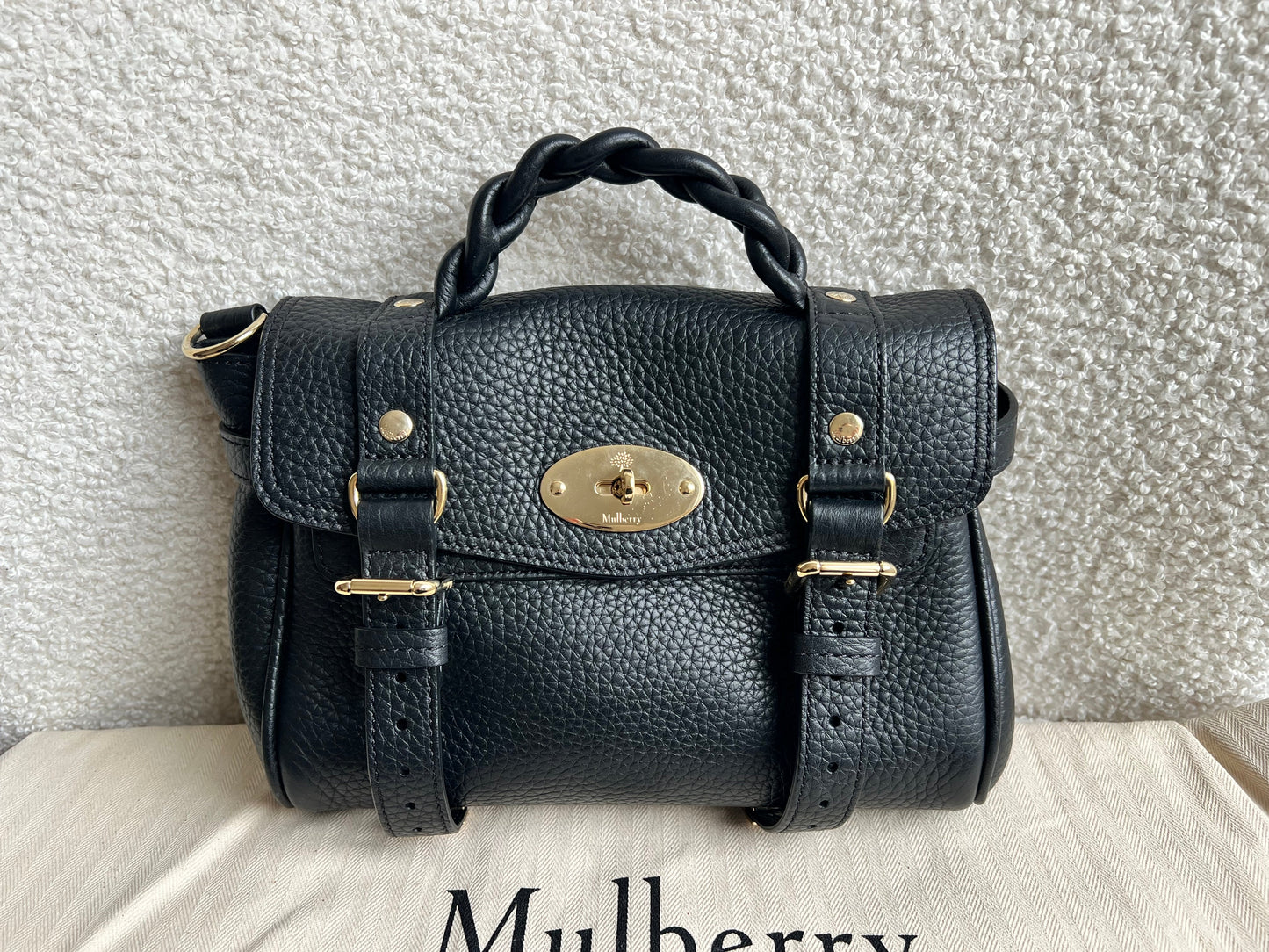 Mulberry Black Mini Alexa (RRP £995)