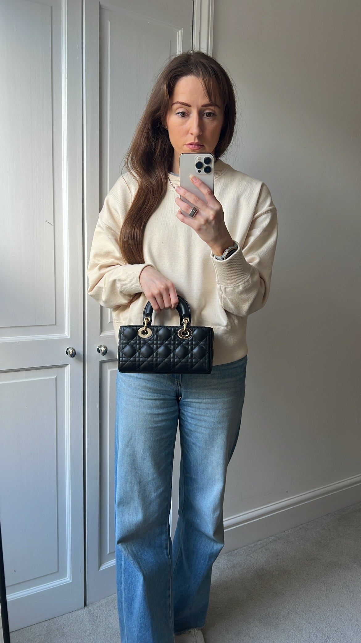 Dior Small Lady D-Joy Bag Black Cannage Lambskin (RRP £3,800)