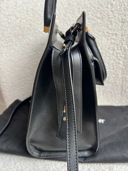 Yves Saint Laurent (YSL) Small Black Uptown Tote Shoulder Bag (RRP £1650)