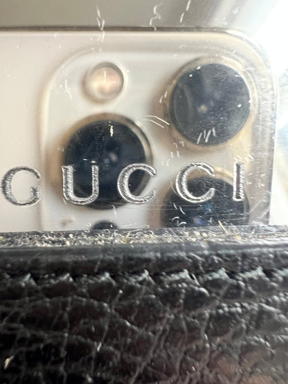 Gucci Black GG Marmont Chain Wallet (RRP £790)
