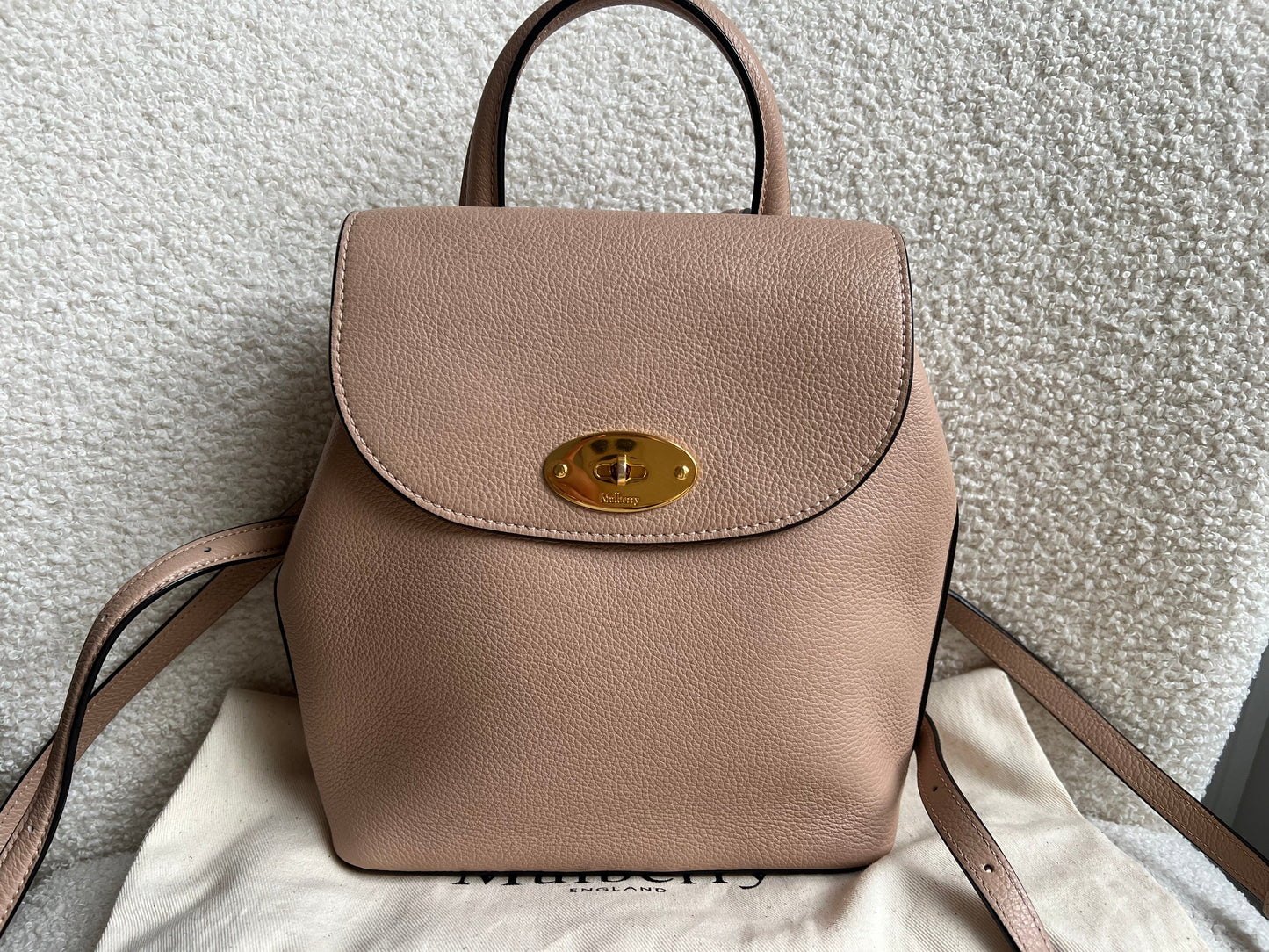 Mulberry Rosewater Mini Bayswater Backpack (RRP £695)