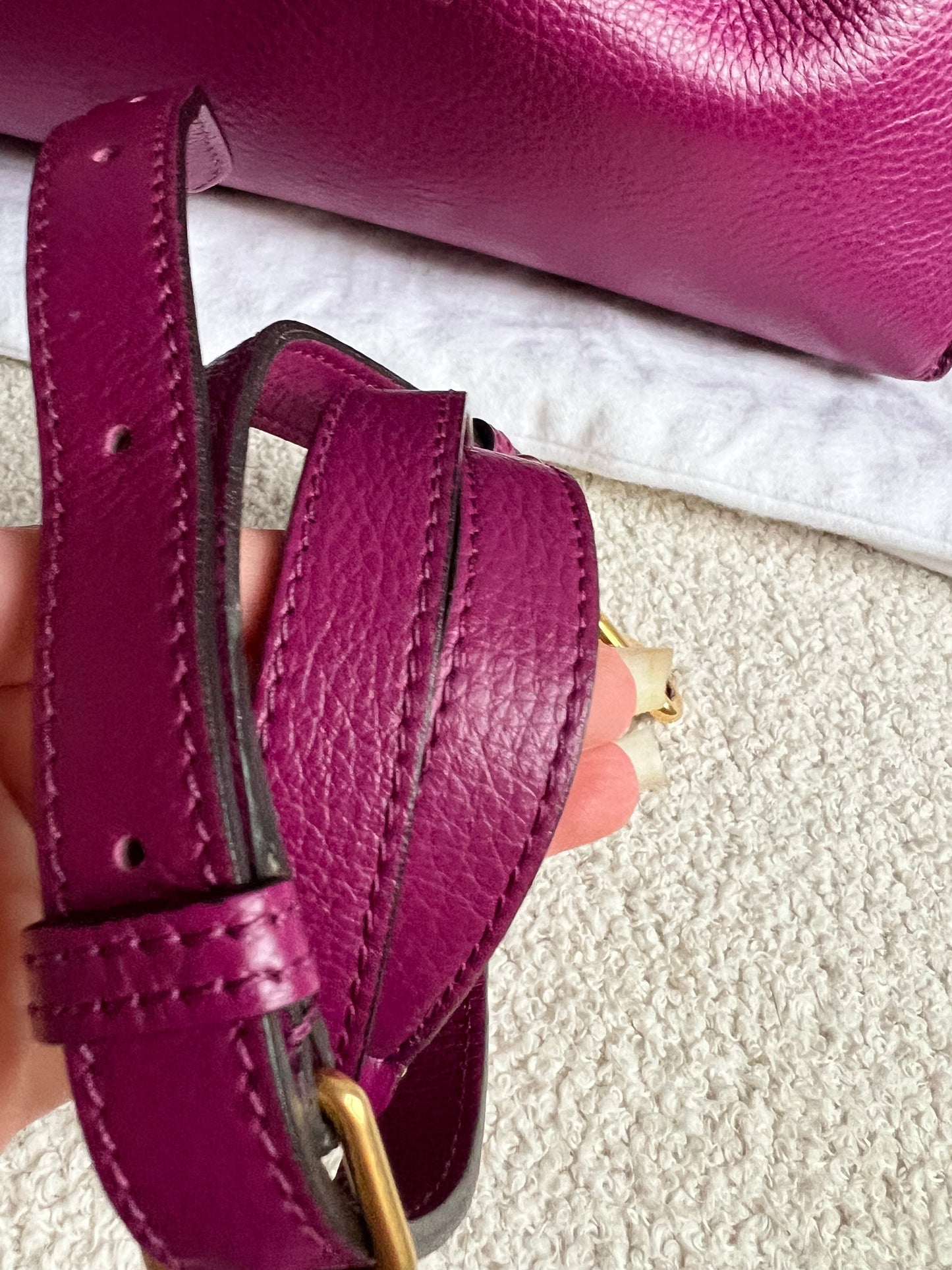 Mulberry Violet Tynedale Bucket Bag (RRP £995)