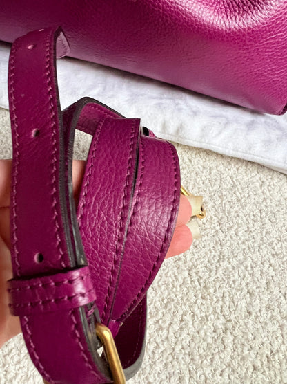 Mulberry Violet Tynedale Bucket Bag (RRP £995)