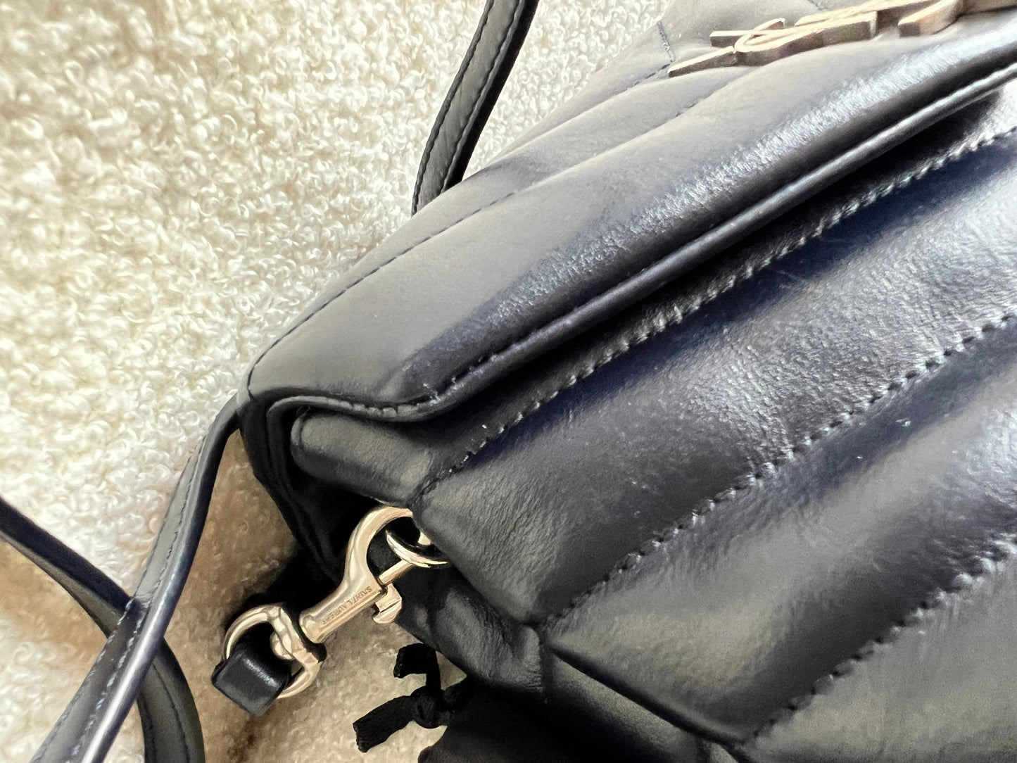 Yves Saint Laurent (YSL) Navy Blue Toy Lou Lou (RRP £1350)