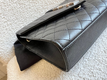 Yves Saint Laurent (YSL) Black Medium Envelope Bag (RRP £2,235)