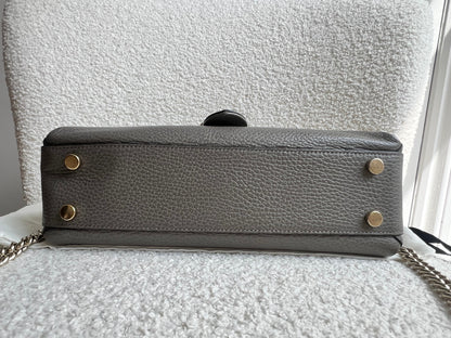 Gucci Interlocking GG Grey Medium Top Handle Bag (RRP £1,150)