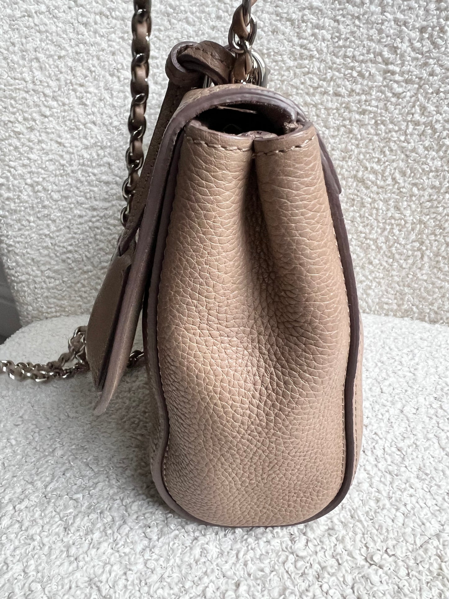 Mulberry Mushroom Grey Regular Lily with Silver Hardware (RRP £995)