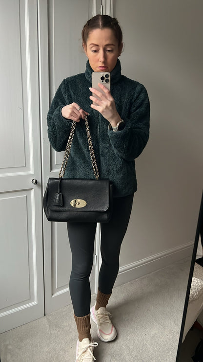 Mulberry Black Medium Lily with Gold Hardware (RRP £1095)