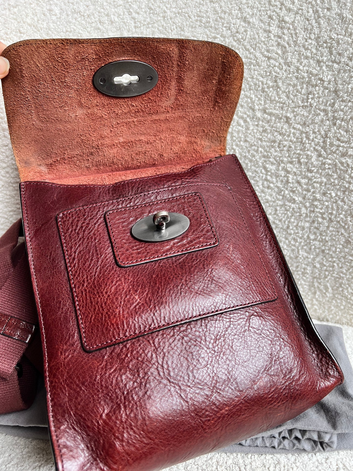 Mulberry Small Oxblood Antony