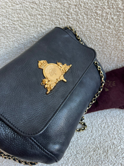 Mulberry Small Black Margaret Shoulder Bag with Small Purse