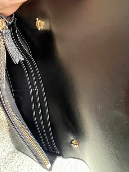 Mulberry Black Bayswater Clutch (RRP £495)