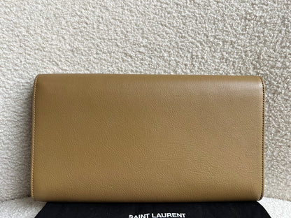 Yves Saint Laurent (YSL) Beige Belle de Jour Clutch