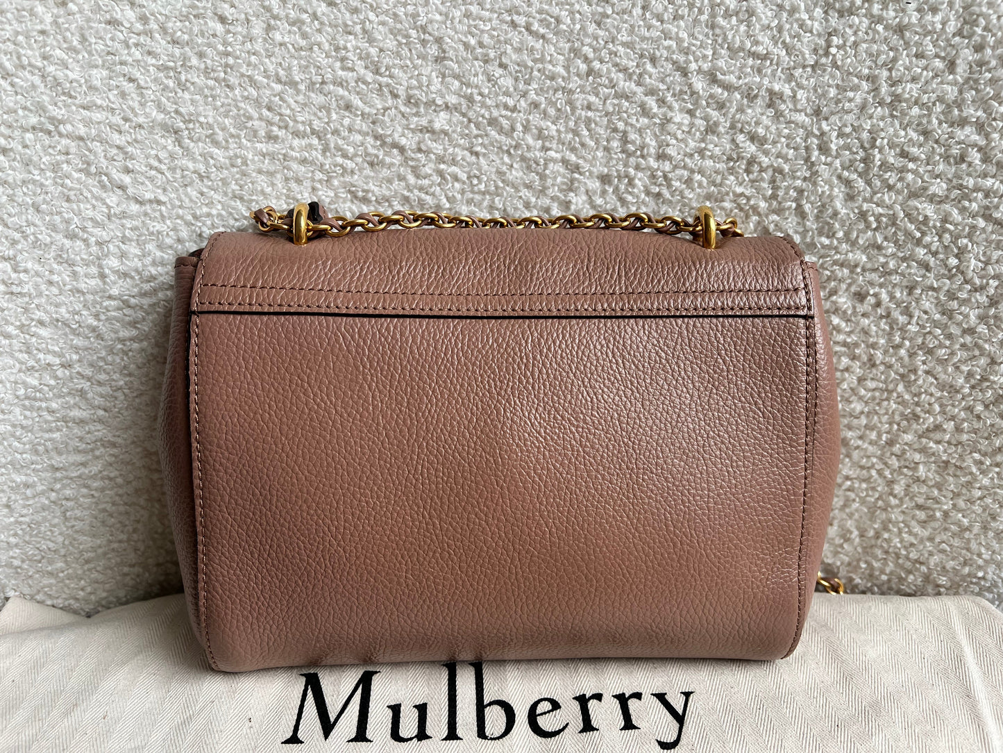 Mulberry Dark Blush Regular Lily with Gold Hardware (RRP £995)