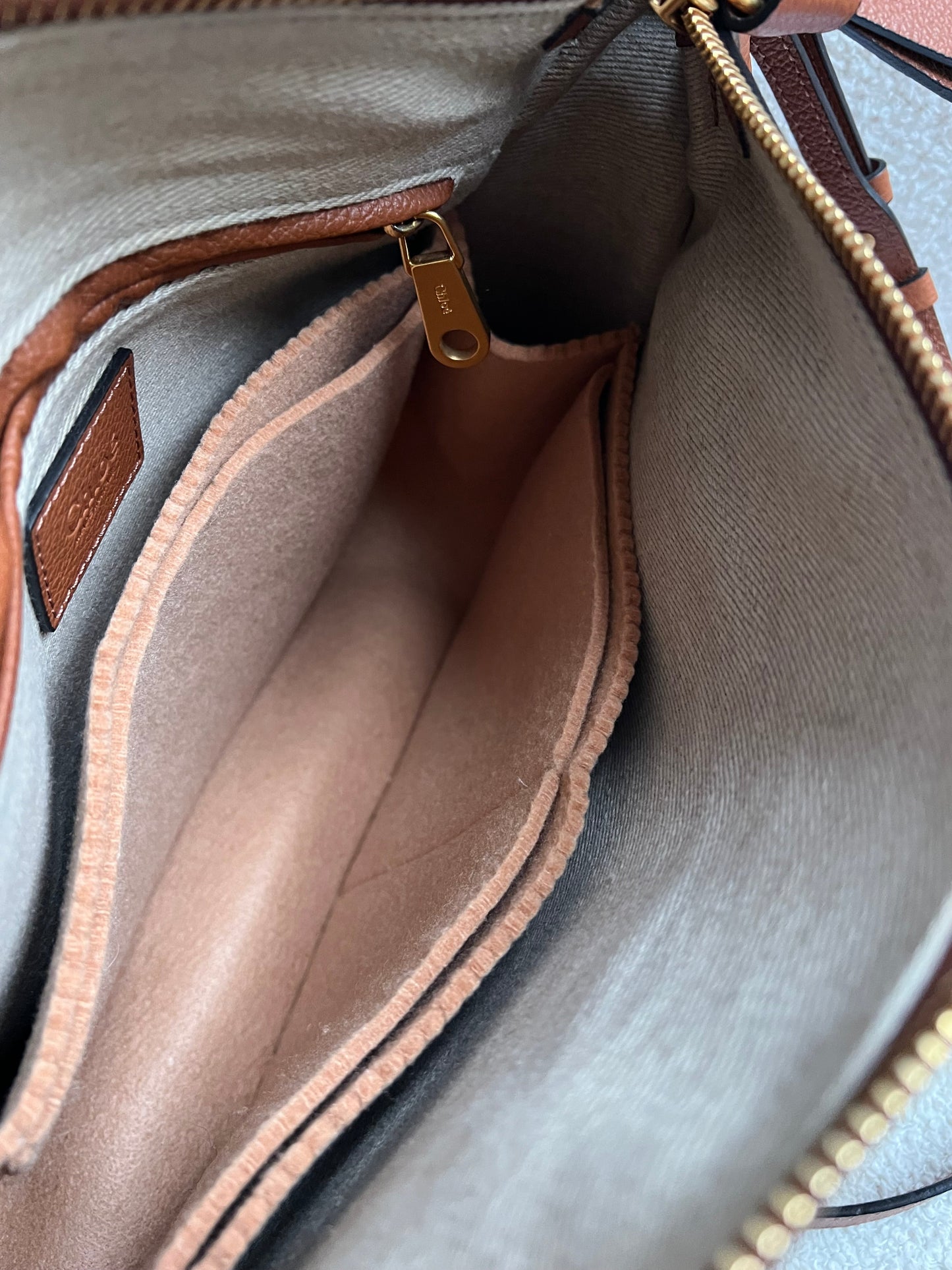 Chloe Medium Marcie Double Carry Bag in Tan (RRP £1890)