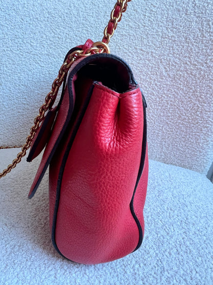 Mulberry Lipstick Red Medium Lily with Gold Hardware (RRP £1095)