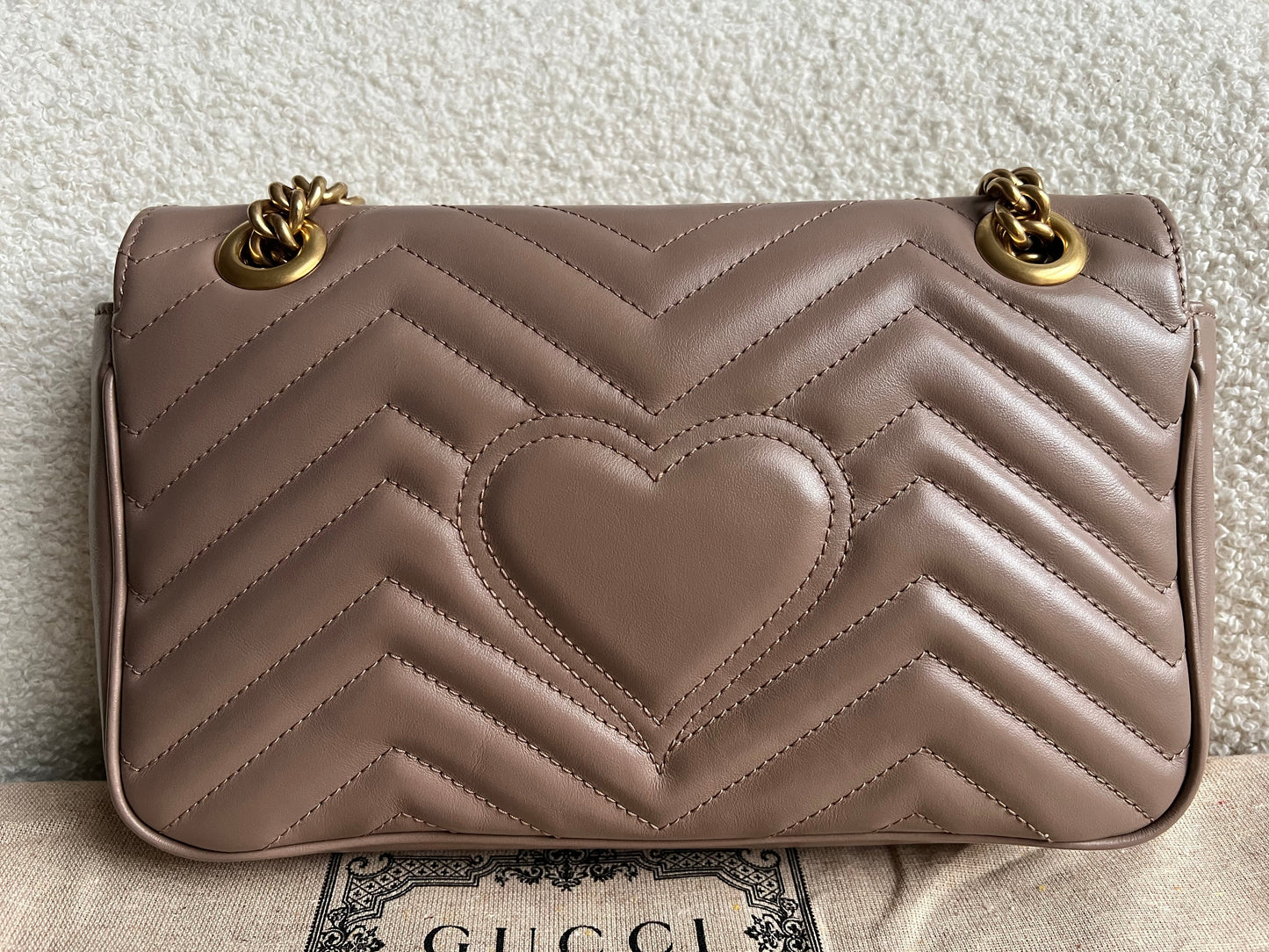 Gucci GG Dusty Pink Marmont Small Shoulder Bag (RRP £2070)