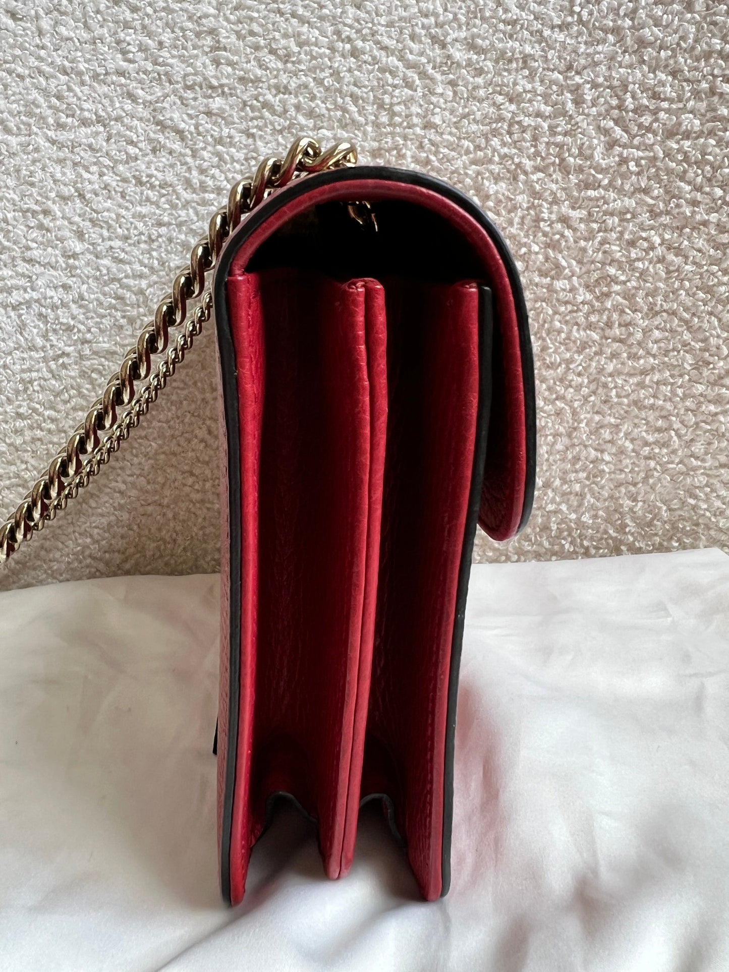 Gucci Interlocking GG Red Small Shoulder Bag