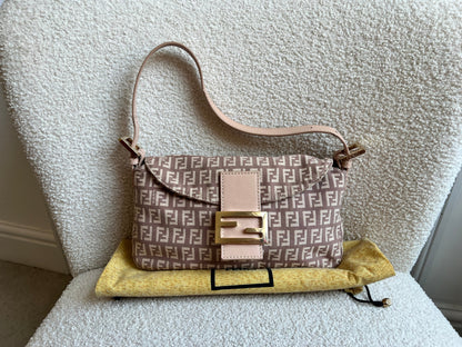 Fendi Baguette Shoulder Bag Zucca