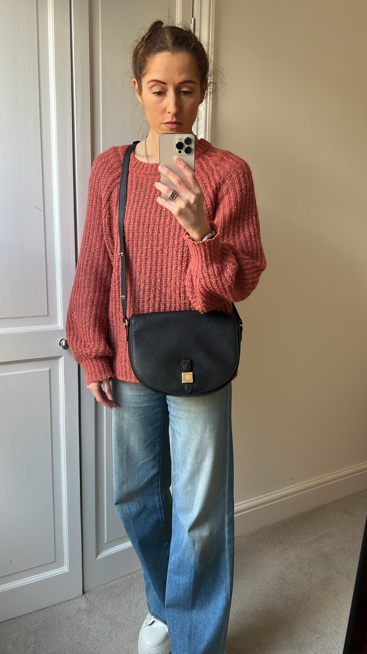 Mulberry Black Tessie Satchel (RRP £650)