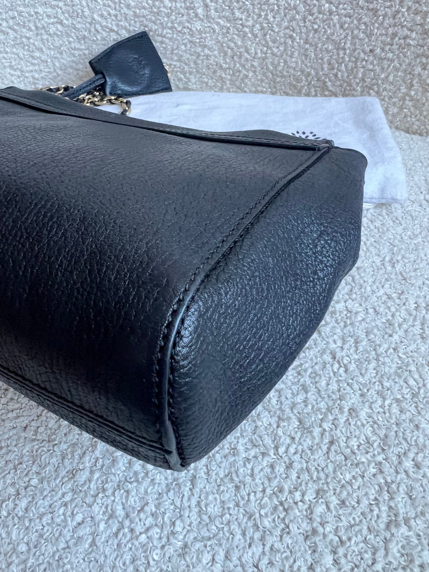 Mulberry Black Regular Lily with Silver Hardware (RRP £895)