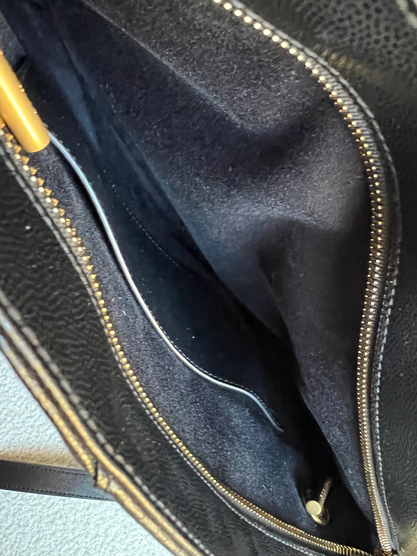 Yves Saint Laurent (YSL) Black Tribeca Shopper Tote