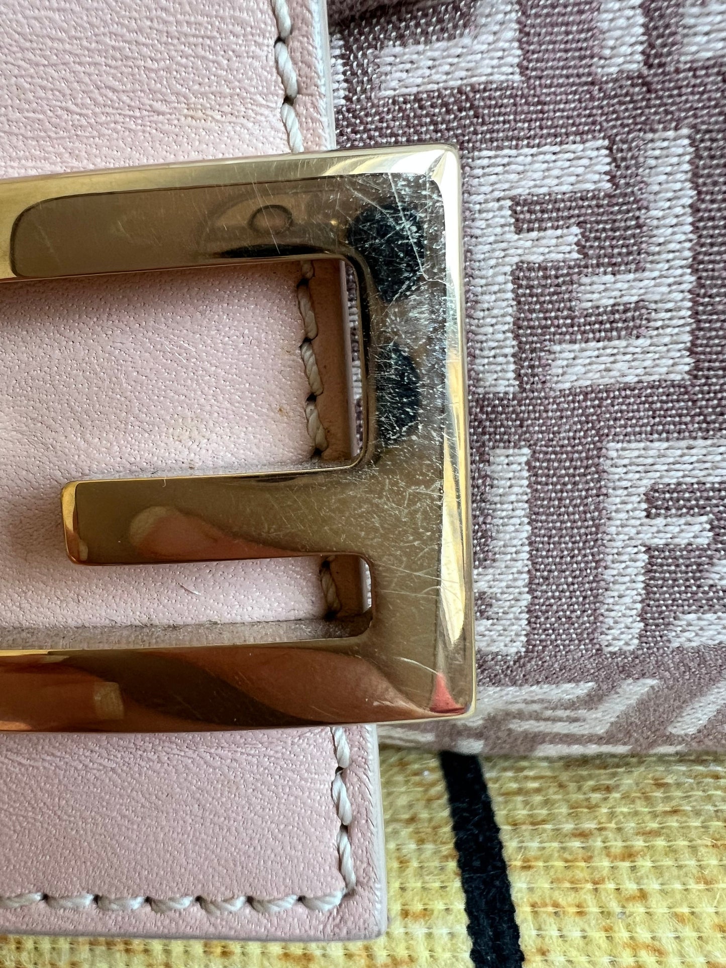 Fendi Baguette Shoulder Bag Zucca