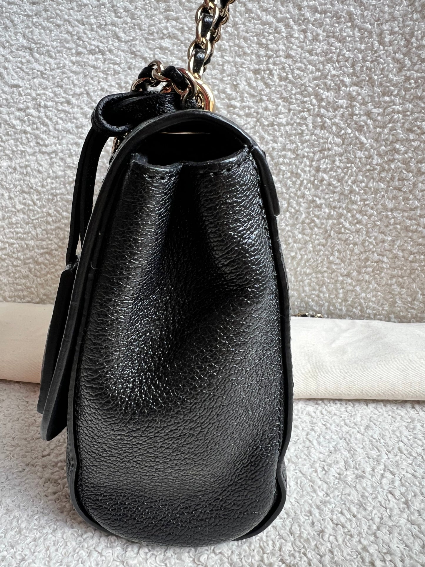 Mulberry Black Regular Lily with Gold Hardware (RRP £995)