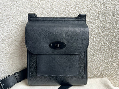 Mulberry Black Eco Scotchgrain Small Antony