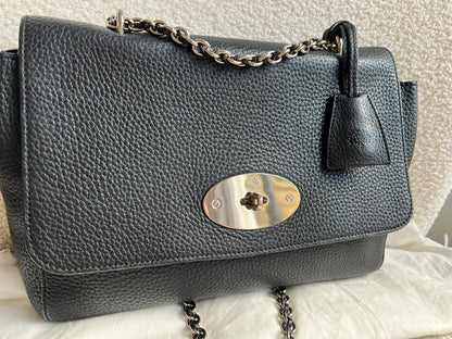 Mulberry Black Medium Lily with Silver Hardware (RRP £1095)