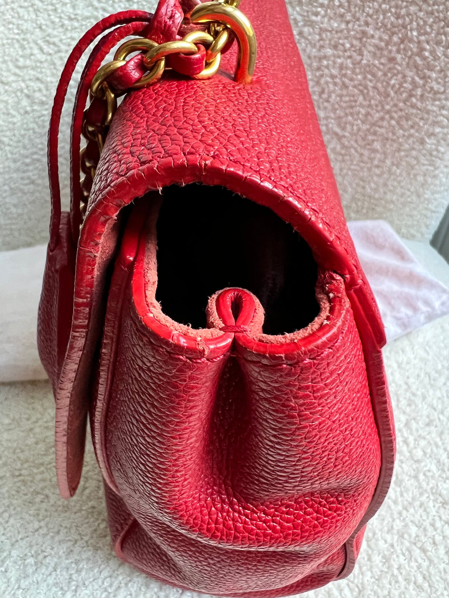 Mulberry Scarlet Medium Lily with Gold Hardware (RRP £1095)
