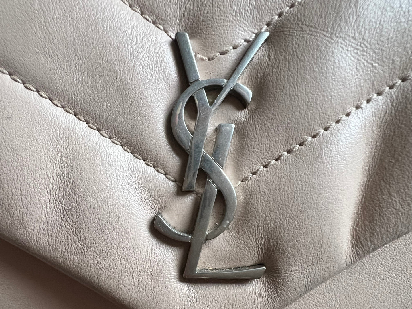 Yves Saint Laurent (YSL) Pale Pink Toy Lou Lou with Silver Hardware (RRP £1,380)