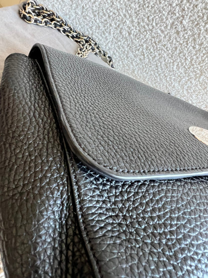 Mulberry Black Medium Lily with Silver Hardware (RRP £1095)