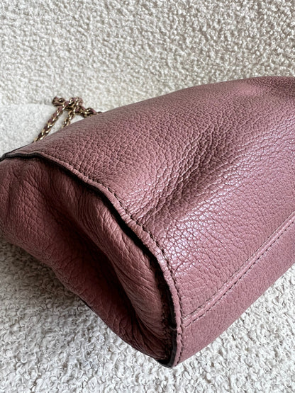Mulberry Blush Regular Lily with Gold Hardware