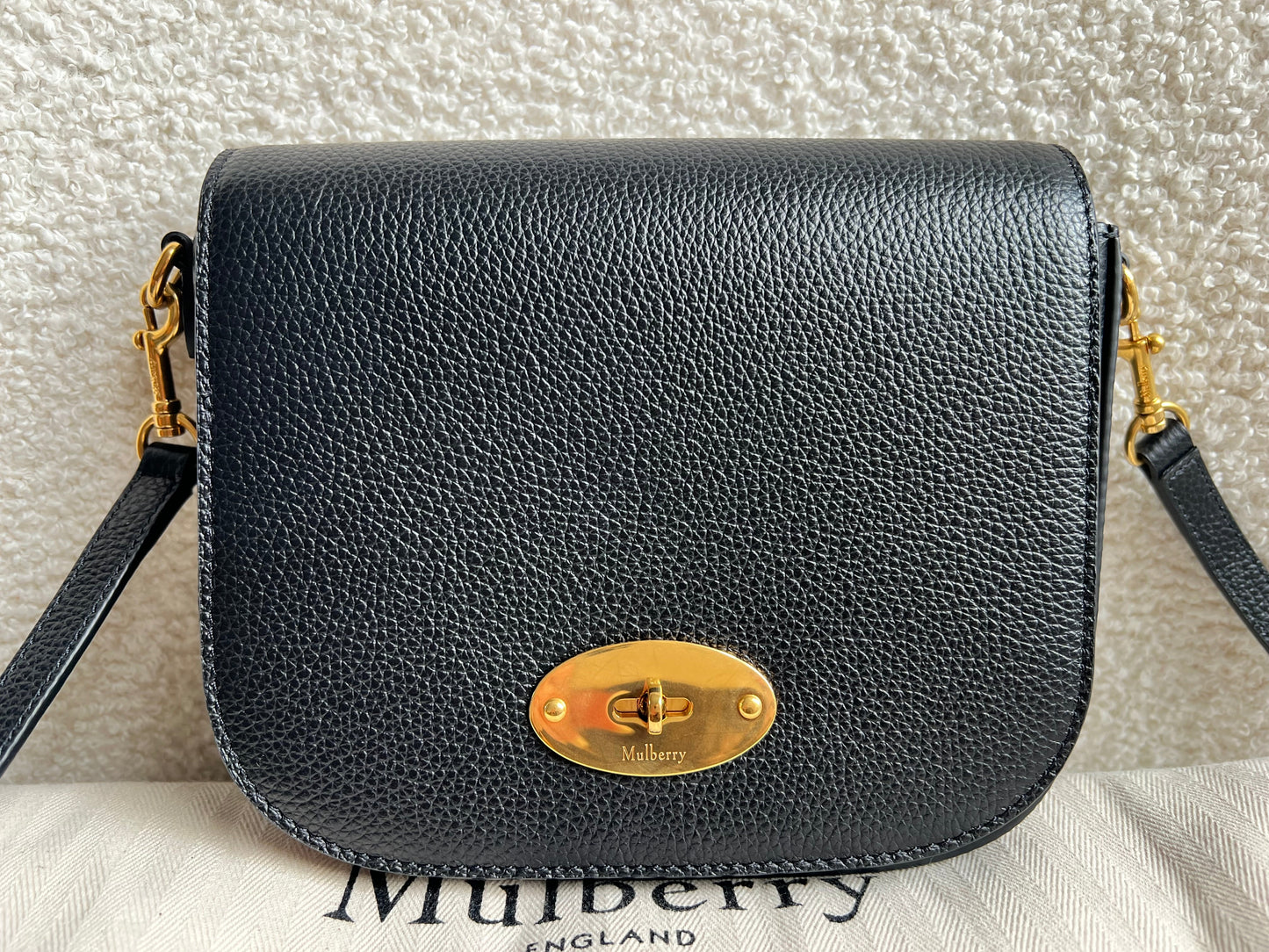 Mulberry Black Small Darley Satchel (RRP £595)