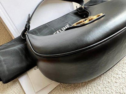 Celine Medium Ava Triomphe in Black (RRP £1850)