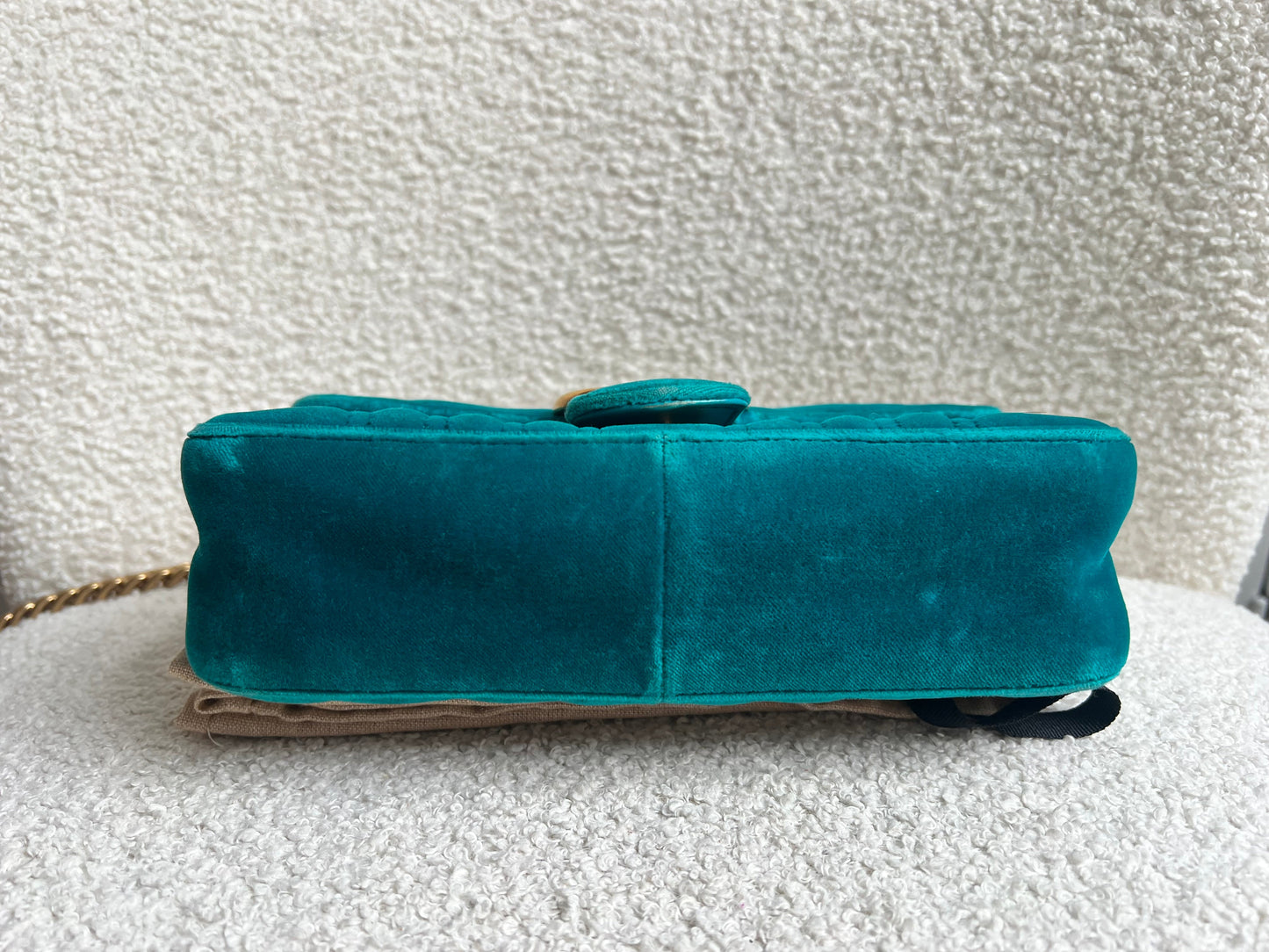 Gucci GG Mini Velvet Marmont Mini Shoulder Bag (RRP £1295)