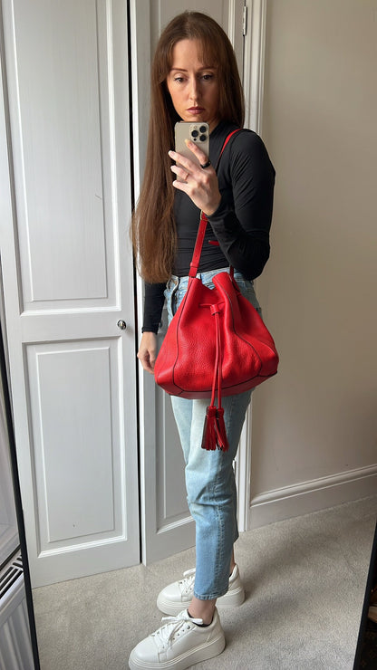 Mulberry Red Small Millie Tote (£950)