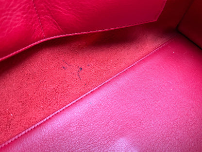 Yves Saint Laurent (YSL) Red Small Cabas Chyc Bag (RRP £1,350)