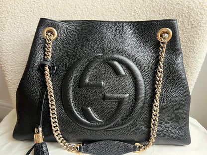 Gucci Black Soho Chain Tote (RRP £1350)