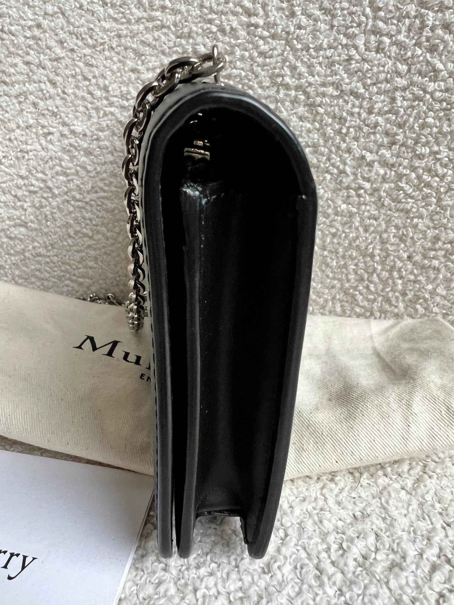 Mulberry Black Bayswater Clutch (RRP £495)