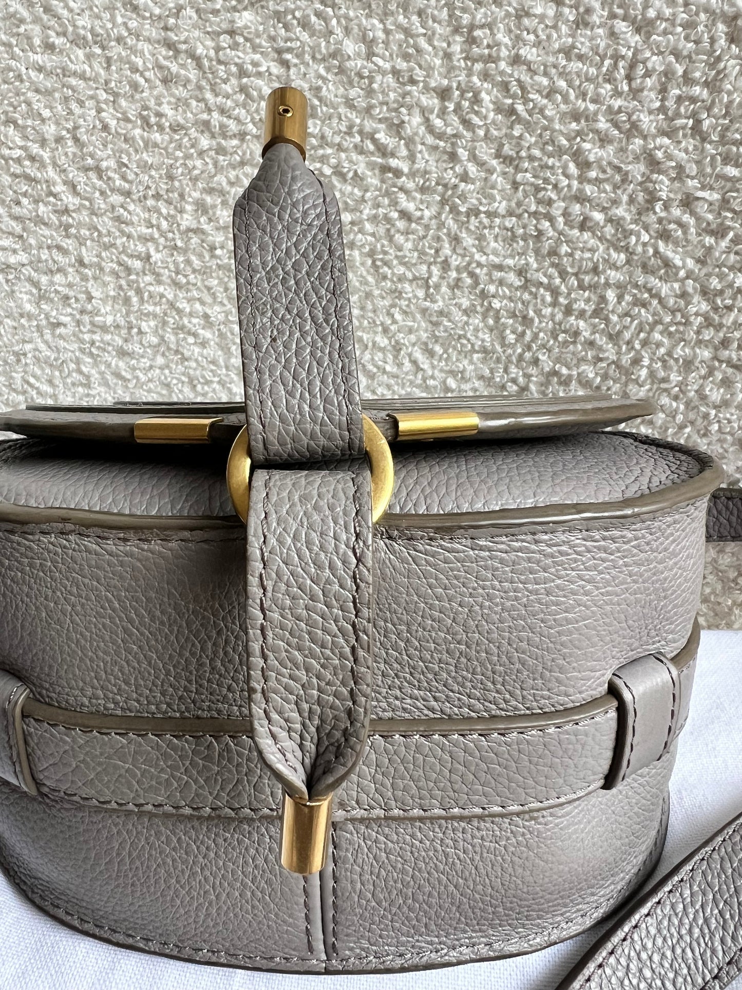 Chloe Small Cashmere Grey Marcie Saddle Bag (RRP £1050)