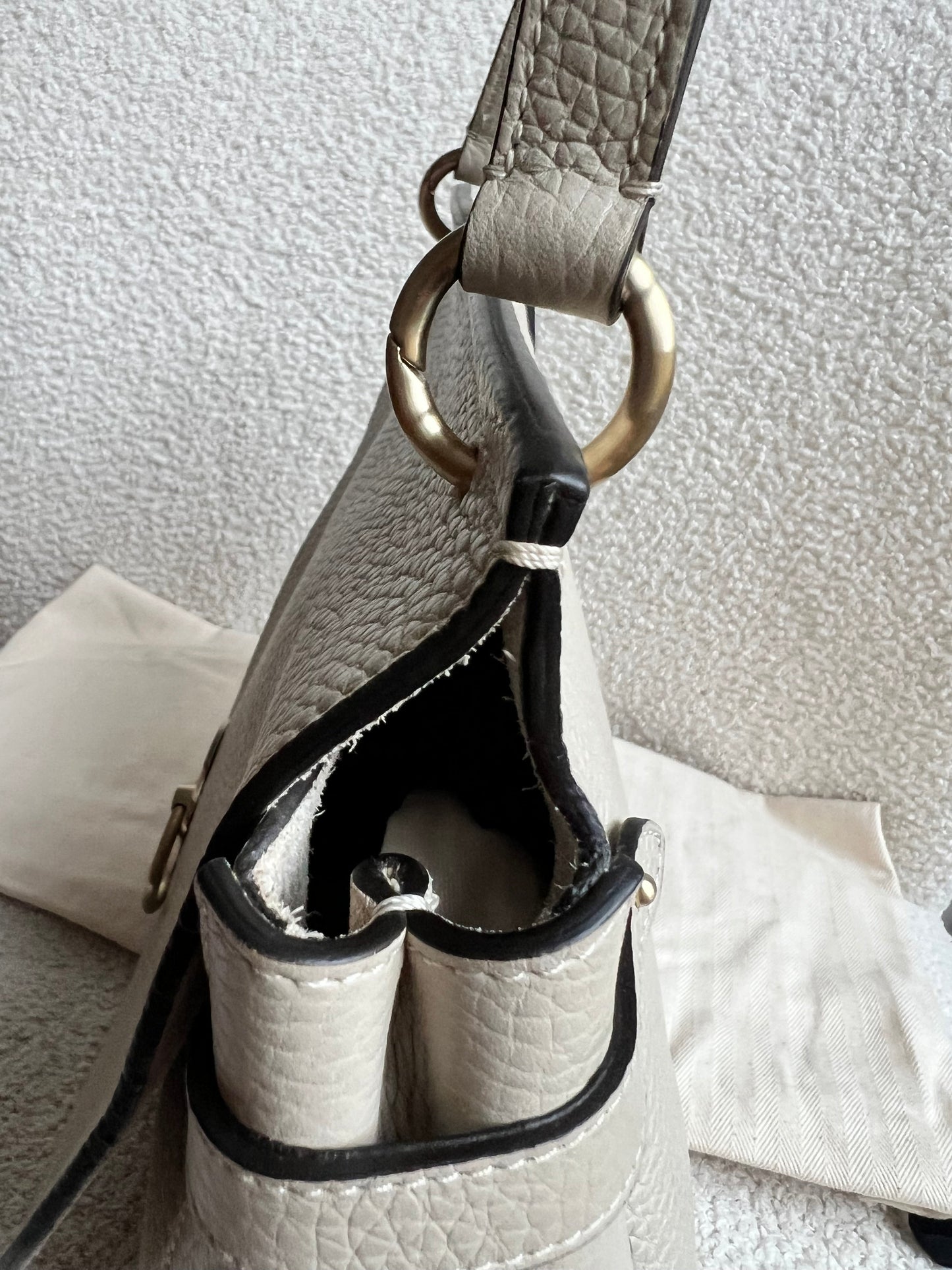 Mulberry Chalk Soft Amberley Satchel (RRP £1,195)